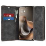 Husa piele Motorola Moto G77 Asteroid GSM Confy Cover, negru
