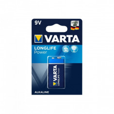 Baterie Varta LongLife Power 9V 6F22 6LR61 Alcalina,Cod:4922