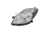 Far Toyota Yaris (Xp90) Hb, 03.2009-03.2011, model: Sport, montare fata, stanga, H4; electric; cadru reflector gri; fara motor; halogen, Depo
