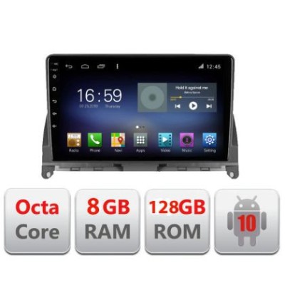 Navigatie Mercedes W204 2008-2012 F-w204 Octa Core cu Android Radio Bluetooth Internet GPS WIFI DSP 8+128GB 4G CarStore Technology foto