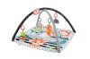 Saltea Muzicala Bebelusi Fisher Price 3 in 1 cu Lumini, Sunete si Activitati, Oglinda, Jucarii, Arici, Melc, Curcubeu. Dimensiune 76x76 cm