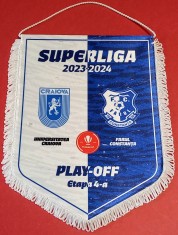 Fanion (protocol)meci fotbal UNIVERSITATEA CRAIOVA-FARUL CONSTANTA (10.04.2024)