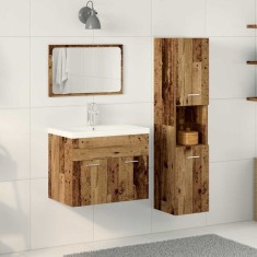 Seturi Altele 3 pcs Lemn vechi 30 x 30 x 130 cm Lemn compozit