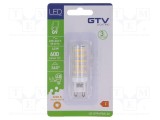 Lampă LED G9 230V 6,5W 600lm alb cald 3000K GTV Poland