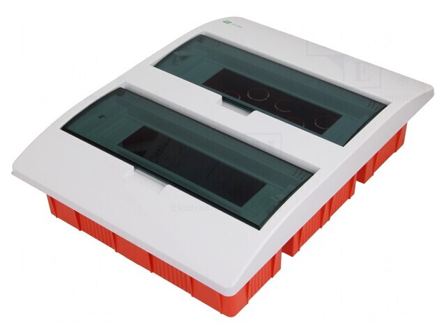 Carcasă modulară IP40 &icirc;n perete albă 400V