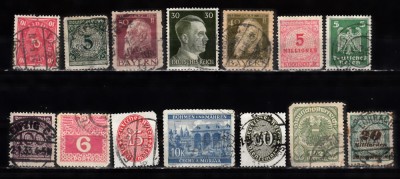 A7 T4 124 - Timbre foarte vechi - Germania foto