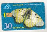 bnk card Cartele telefonice - Estonia - fauna - insecte - fluturi