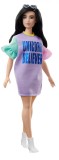 PAPUSA BARBIE FASHIONISTA CU ROCHITA UNICORN BELIEVER