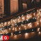 Perdea de lumini inseriabil, stralucitor, 50 LED, alb cald, pt exterior