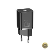 Incarcator Retea Baseus Super Si 25W 3A 1 x USB-C Negru CCSP020101