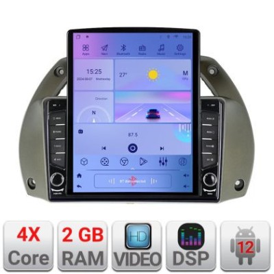 Navigatie Toyota Rav 4 2000-2004 Android radio gps internet quad core 2+32 ecran vertical 9.7&amp;quot; kit-rav4-old+EDT-E708 CarStore Technology foto