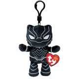 PLUS BRELOC TY 8.5CM BEANIE BABIES MARVEL BLACK PANTHER, Breloc 8.5Cm