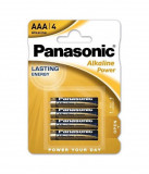 Baterie Panasonic Alkaline Power AAA R3 1,5V alcalina LR03APB/4BP set 4 buc.