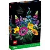 LEGO Icons Buchet de Flori de Camp 10313, Set Constructie Flori, 16 Tulpini Ajustabile, Colectia Botanica, Cadou Creativ, 14+ Ani