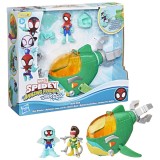 SPIDEY SI PRIETENII LUI UIMITORI MARVEL WATER WEBS SET SUBMARINUL DOC OCK CU FIGURINE SI ACCESORII