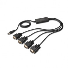 Convertor USB la Serial x 4 porturi Digitus Chipset: FTDI / FT4232RL,1.5m
