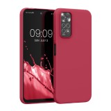 Husa Kwmobile pentru Xiaomi Redmi Note 11/Redmi Note 11s, Silicon, Rosu, 57368.229, Carcasa