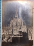 Carte postala, Milano, Il Duomo iluminato, 1929