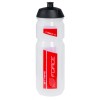 Bidon Force Stripe 0.75l transparent/rosu Ultimate FactoryBikes
