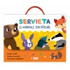 Servieta educativa Mimorello cu animale din padure - Caiete pentru dezvoltarea abilitatilor