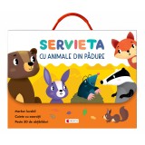 Servieta cu animale din padure - Mimorello