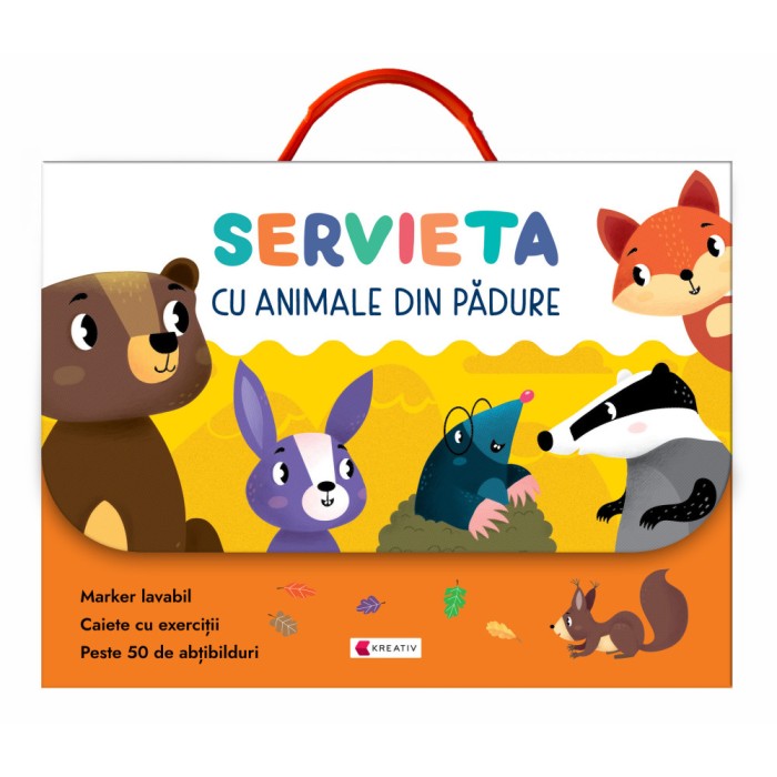 Servieta cu animale din padure - Mimorello