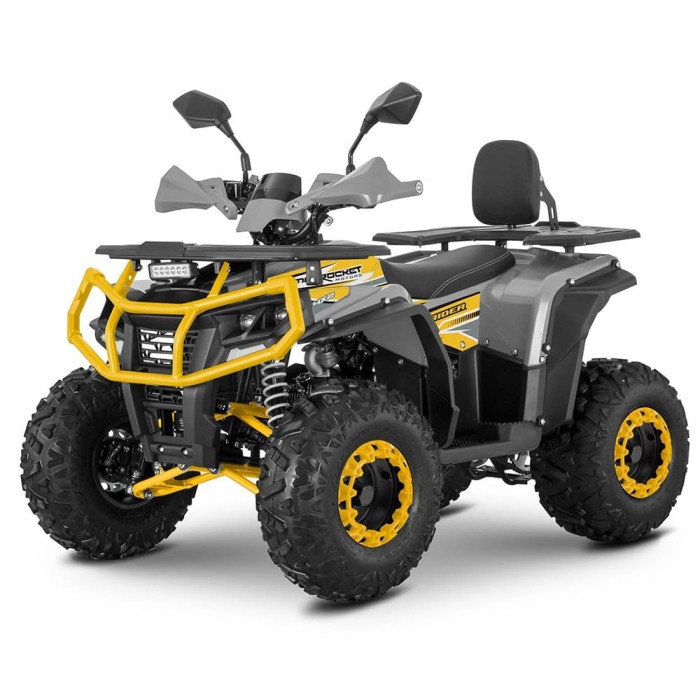 Atv 125cc RockRider 8&amp;quot; semi-automat 4T benzina gri