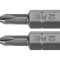 Biti 1/4''X25Mm Ph0, 2 Buc