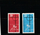 Germania DDR 1962-20 ani,Lidice,distrugerea,serie 2 valori,Mi.891-892, Militar, Nestampilat