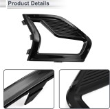 Grila bara Ford Fusion Usa 2019-, Mondeo 2019-03.2022, fata, dreapta, lucios; negru; triangular gaura lampa ceata; gauri lampa ceata