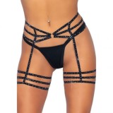 LEG AVENUE - RHINESTONE GARTER STRAPS ONE SIZE, LEG AVENUE ACCESSORIES