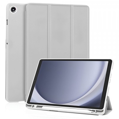 Husa pentru Samsung Galaxy Tab A11 / Tab A9, Techsuit, Flex Trifold New Model, Gri foto