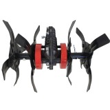 Cultivator Motocoasa Elefant, 28mm, 30cm, 9 Dinti, Otel/Fonta - Sapa Profesionala pentru Afanare Sol, Gazon