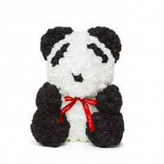 Ursulet Panda din Trandafiri - 40 cm