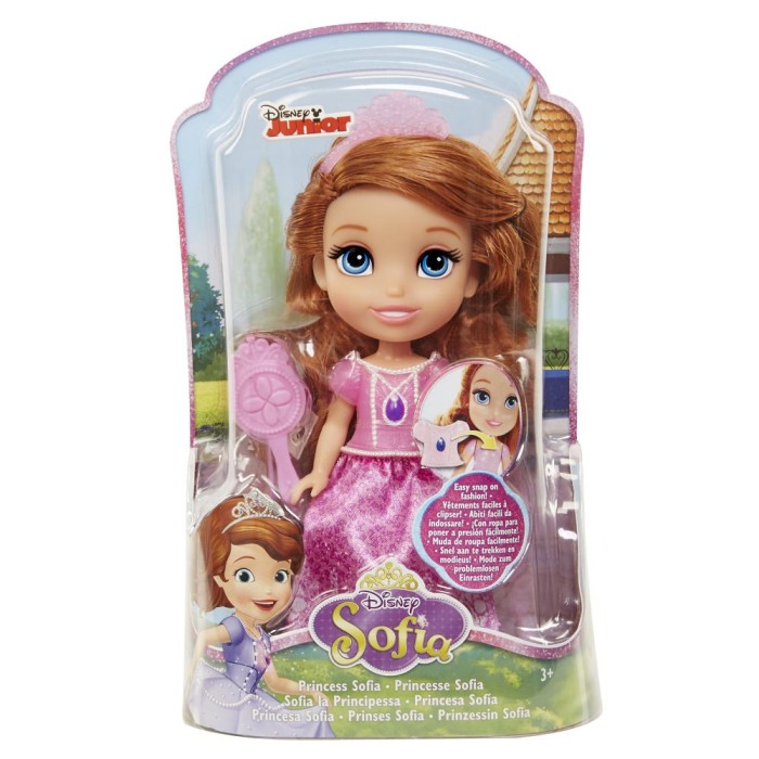 Papusa 15 cm - Printesa Sofia Intai - Roz Papusa 15 cm - Printesa Sofia Intai - Roz