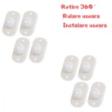 Cumpara ieftin Set 8 rotite pivotante autoadezive cu rotire 360 de grade, IPF