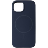 Husa spate silicon TPU soft bleumarin, magnet, pentru Apple iPhone 15