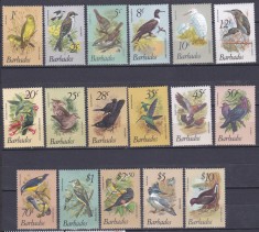 DB1 Fauna Pasari Barbados 1979 17 v. MNH
