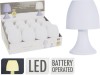 Lampa de masa LED, lumina calda alba, functionare pe baterii , design compact pentru decor interior