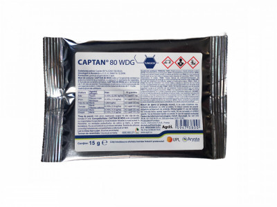 Fungicid CAPTAN 80 WDG - 15 g, Arysta, Contact foto