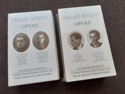 Panait Istrati &amp;ndash; Opere I, II, III, IV ( ed. de lux, Academia Romana, 4 vol.) foto