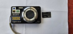 Aparat foto digital Sony Cyber-shot DSC-W270 ,12.1MP + CARD 4 GB , FUNCTIONEAZA .