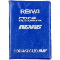 Husa Permis Pescuit NEVIS, ALbastru, 9.5x13.5cm foto