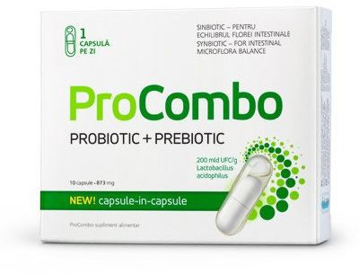ProCombo probiotic + prebiotic, 10 capsule, Vitaslim foto