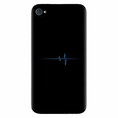 Husa silicon pentru Apple Iphone 4 / 4S, Heartbeat foto