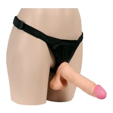 Strapon Femei Set Vac-U-Lock &raquo;Ultra Harness&laquo; 20,5 cm - Natural