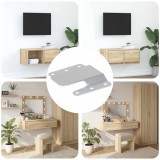 vidaXL Culoar de montare la nivel 419 pcs Argintiu 75 x 66 x 1,4 mm 864839