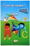 Carte de colorat cu abtibilduri - Litere |