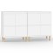Dulapuri, 2 buc, alb, 60x35x70 cm, lemn prelucrat