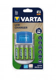 Incarcator Varta LCD cu 4 acumulatori AA 2600mAh Ni-MH 1,2V 57070